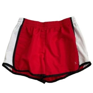 Danskin Now Red & White Athletic Shorts Size Small